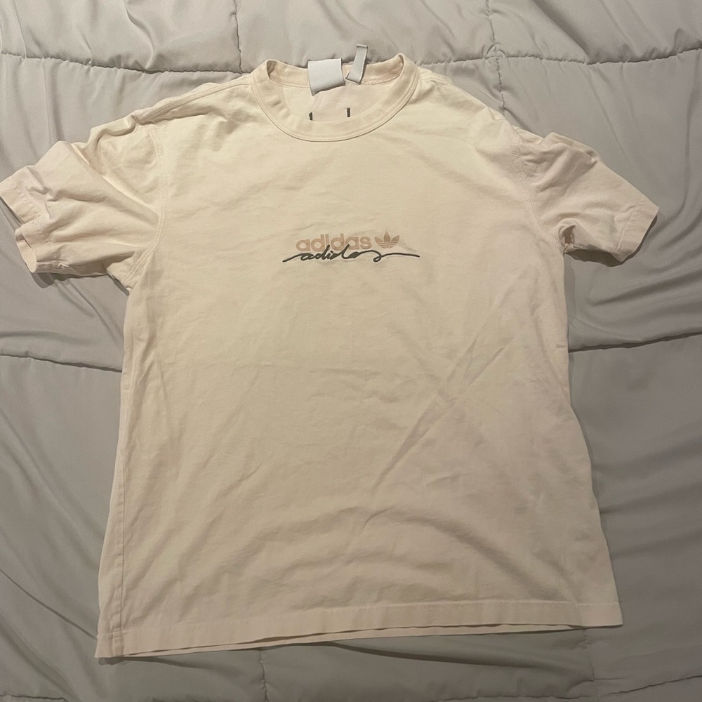 Adidas Originals Light Pink Signature Tee Mens Size S
